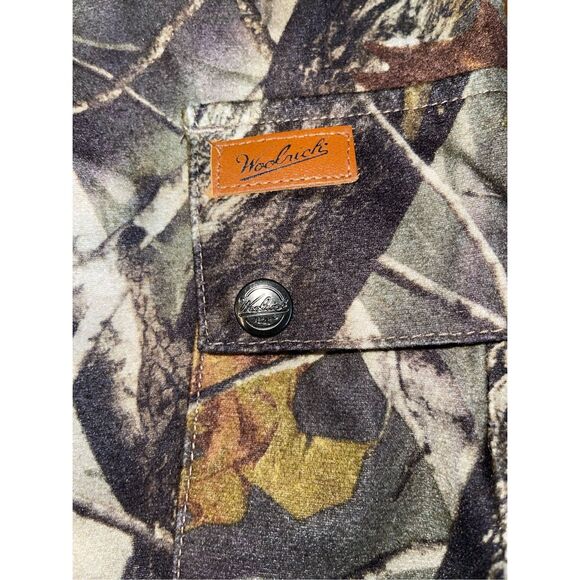 Woolrich Mossy Oak Break Up Camouflage Cargo Hunting Pants Mens Sz L Ankle Snaps - Picture 3 of 8